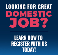 Looking for a great domestic job?